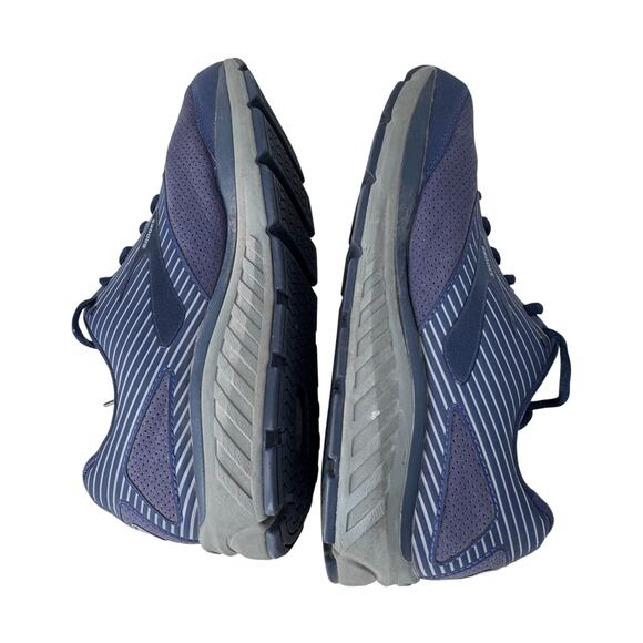 Brooks Addiction Walker Suede Running Shoes Men 8.5 Navy Max Support 1103191D445 - Picture 10 of 12